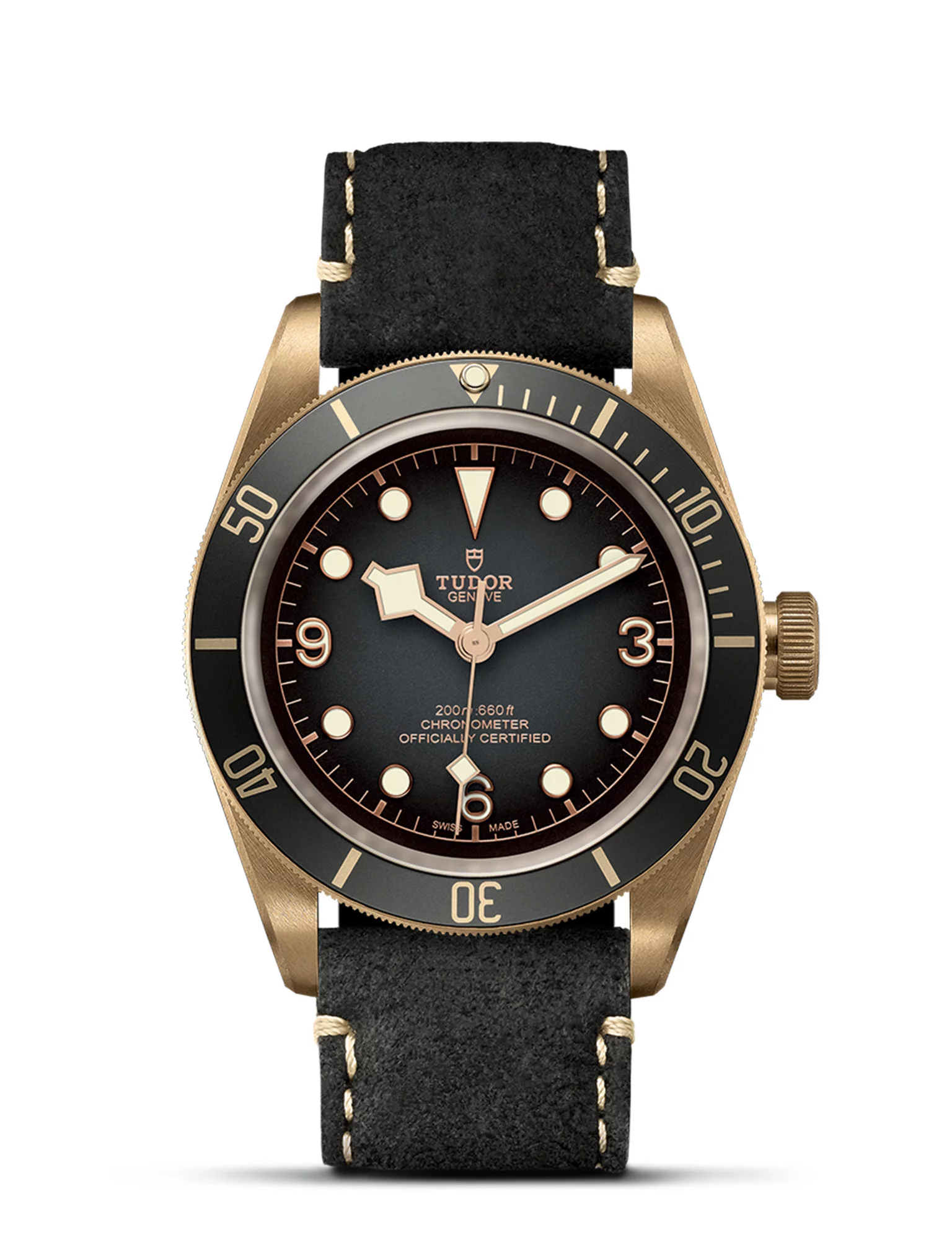 Imagen del reloj Tudor Black Bay Bronze 43mm, referencia M79250BA-0001, con envío en 24 horas y precio de 4.700€.