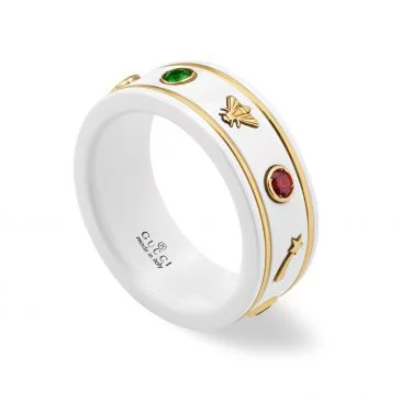 Anillo Gucci Icon con gemas