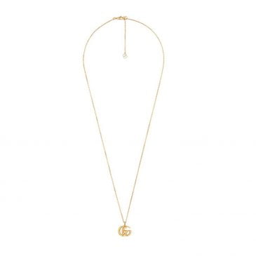 GUCCI GG Running Yellow Gold Necklace