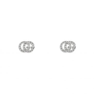 Gucci White gold and diamonds earings