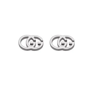 Pendientes Gucci GG Running Oro Blanco