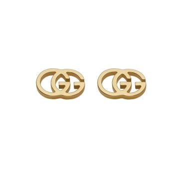 Gucci GG Running Earrings Yellow Gold