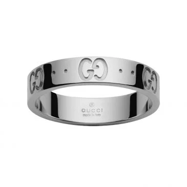 Anillo Gucci Icon Oro Blanco