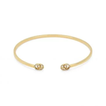 Pulsera Gucci GG Running Oro Amarillo con Diamantes