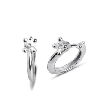 Joyería MARCOS White Gold Earrings with Brilliants GSI