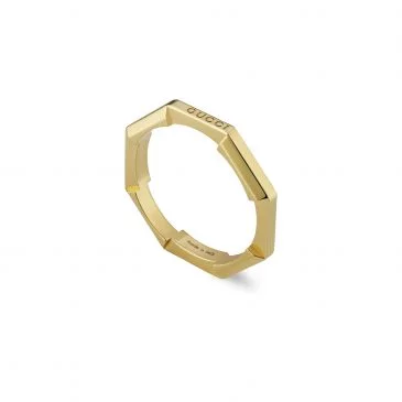 Gucci Link to Love mirrored ring Yellow Gold