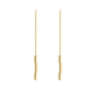 Gucci Link to Love chain earrings Yellow Gold