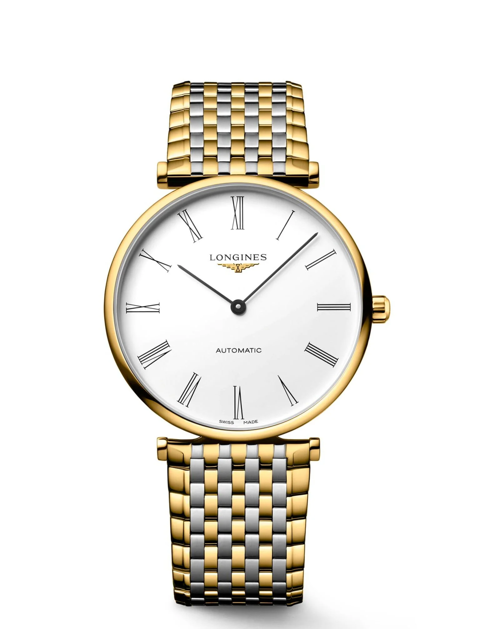 Reloj Longines La Grande Classique 38mm para hombre, Ref. L49182117, elegante diseño clásico.