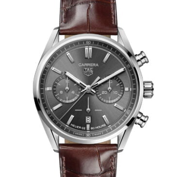 Tag Heuer Carrera Anthracite Leather