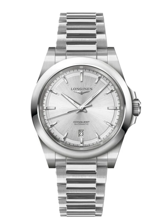 longines conquest 2023 41 mm silver