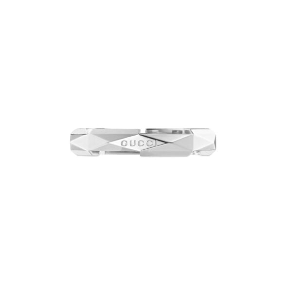 gucci link to love ring 4mm white gold