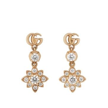 GUCCI flora earrings