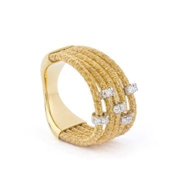 Joyería MARCOS Yellow Gold Rings with Diamonds