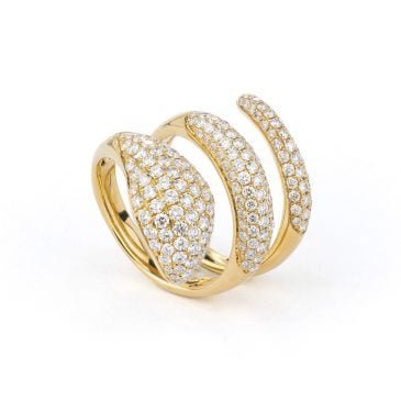 Anillo Oro y diamantes