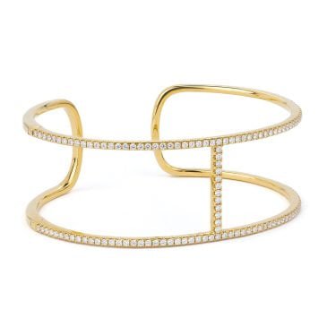 Joyería MARCOS Yellow Gold Bracelet with Diamonds