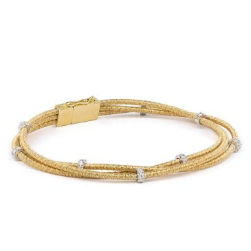 Pulsera Oro Amarillo con Diamantes