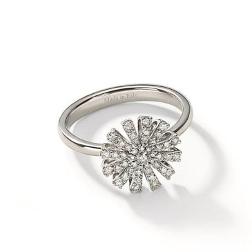 Anillo Damiani Margherita de Oro blanco y Diamantes