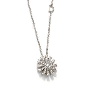 Collar Damiani Margherita Oro Blanco y Diamantes