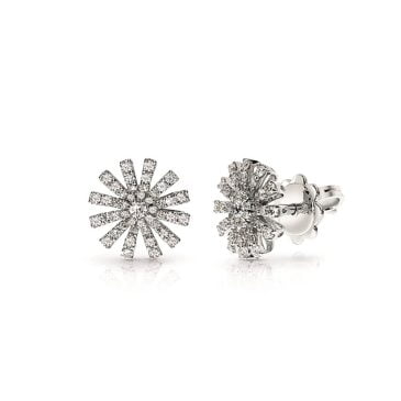 Pendientes Damiani Margherita Oro Blanco y Diamantes