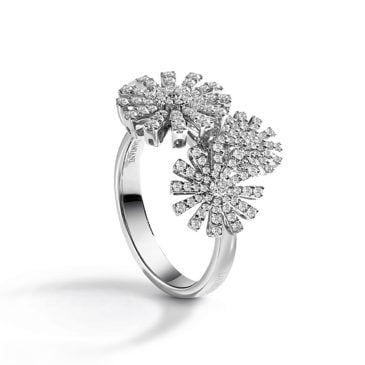 Anillo Damiani Margherita de Oro blanco y Diamantes