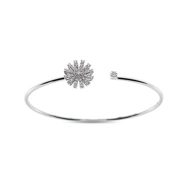 Pulsera Damiani Margherita Oro Blanco y Diamantes