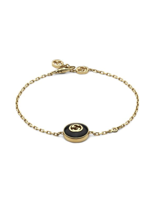 Gucci Interlocking Bracelet Yellow Gold 18 k