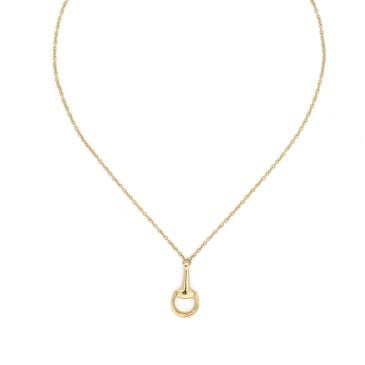 Gucci Horsebit 18K Yellow Gold Necklace