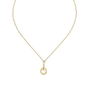 Gucci Horsebit 18K Yellow Gold Necklace