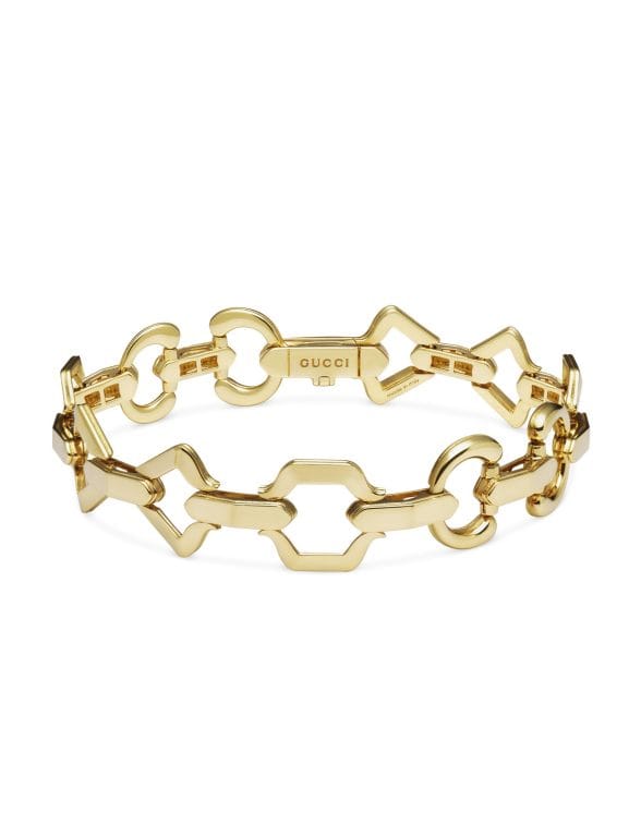 pulsera gucci horsebit oro amarillo 18k
