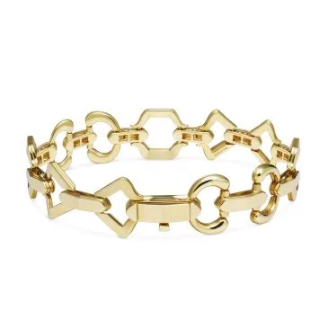 pulsera gucci horsebit oro amarillo 18k