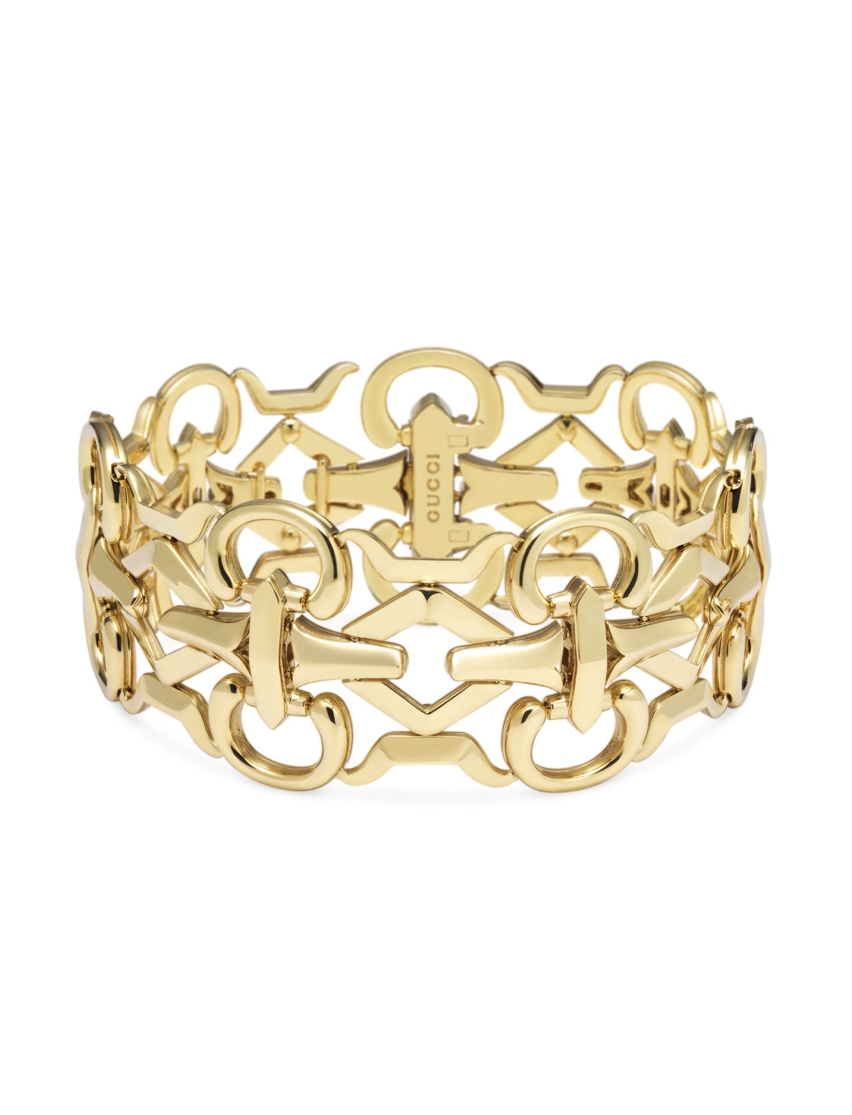 pulsera gucci horsebit oro amarillo 18k