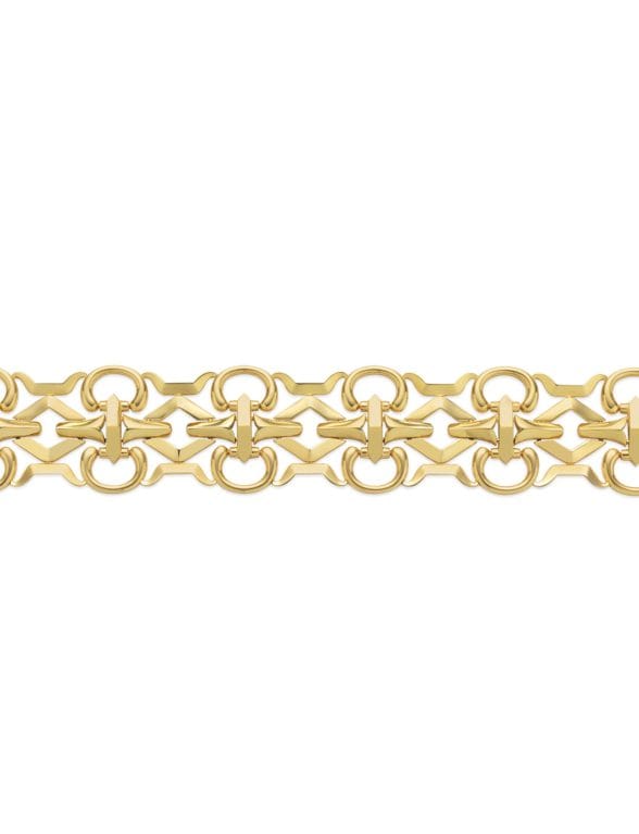 pulsera gucci horsebit oro amarillo 18k