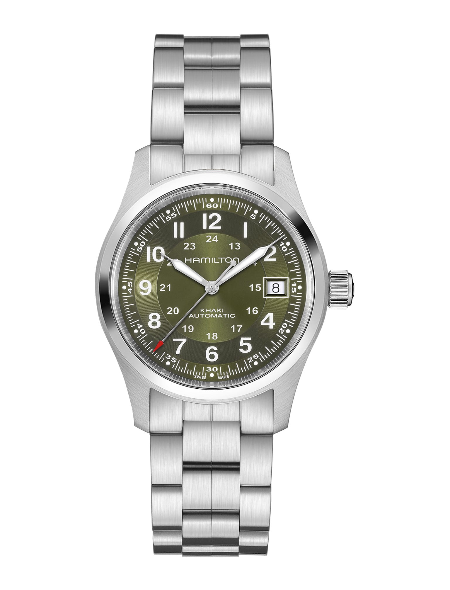 Reloj Hamilton Khaki Field Auto 38mm, referencia H70455160, envío rápido en 24 horas, para hombres.