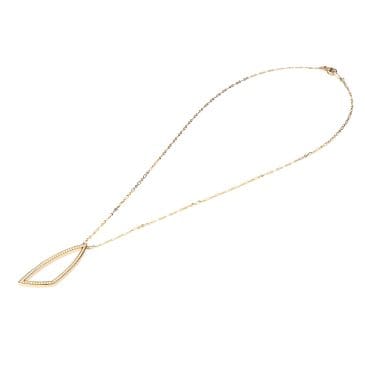 collar oro amarillo con diamantes