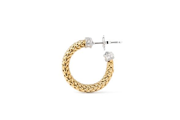 pendientes oro amarillo con diamantes