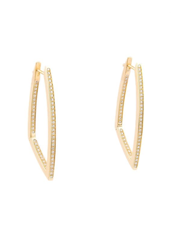 pendientes oro amarillo con diamantes