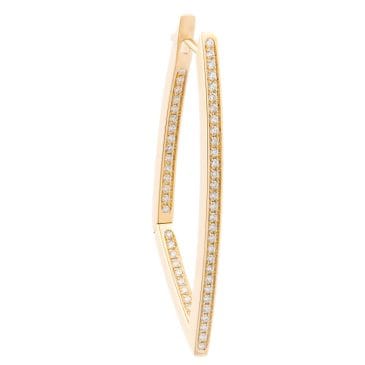 pendientes oro amarillo con diamantes