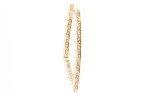 pendientes oro amarillo con diamantes
