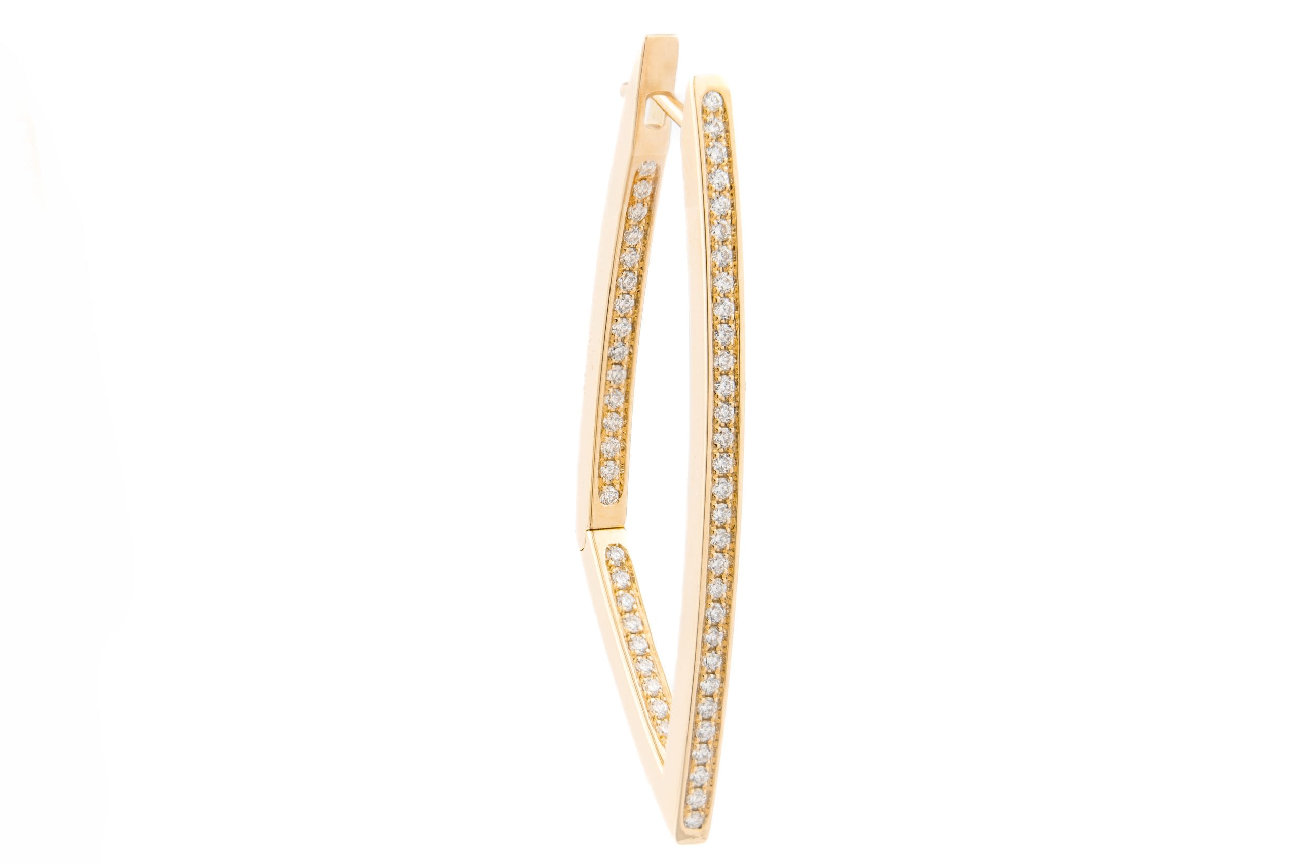 pendientes oro amarillo con diamantes