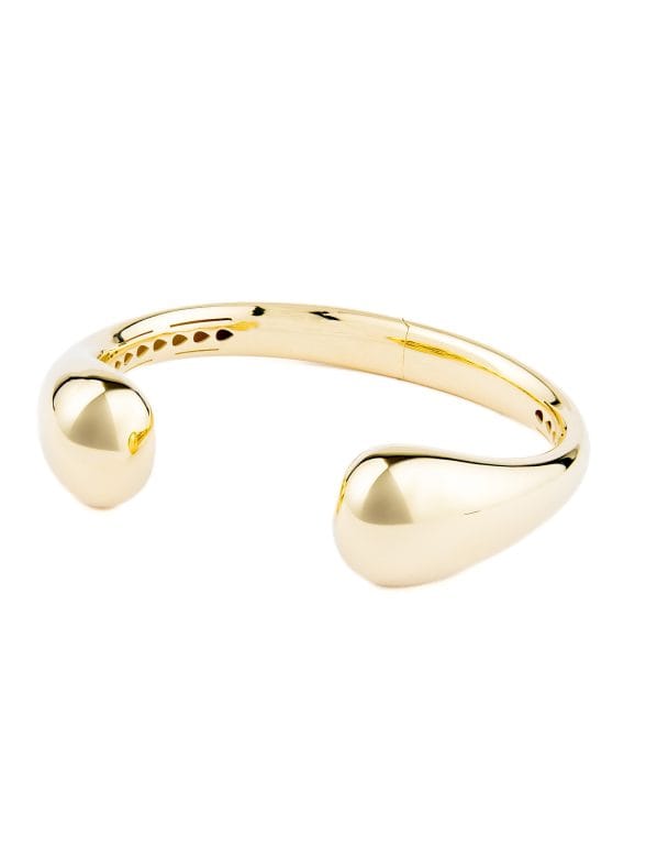 pulsera espiral de oro blanco con esmeraldas y diamantes
