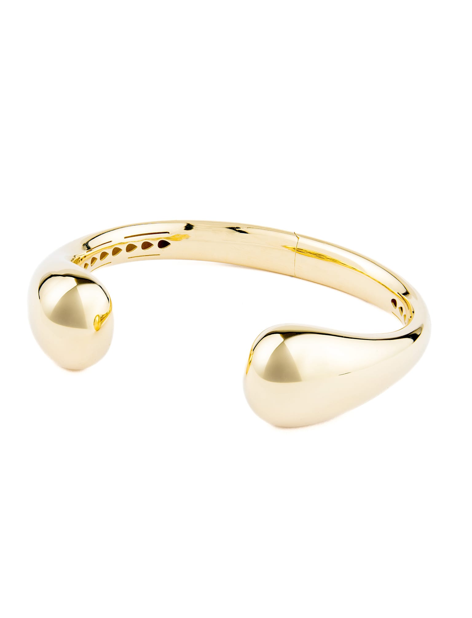 pulsera espiral de oro blanco con esmeraldas y diamantes