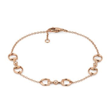 Pulsera Gucci Horsebit diamantes oro 18k
