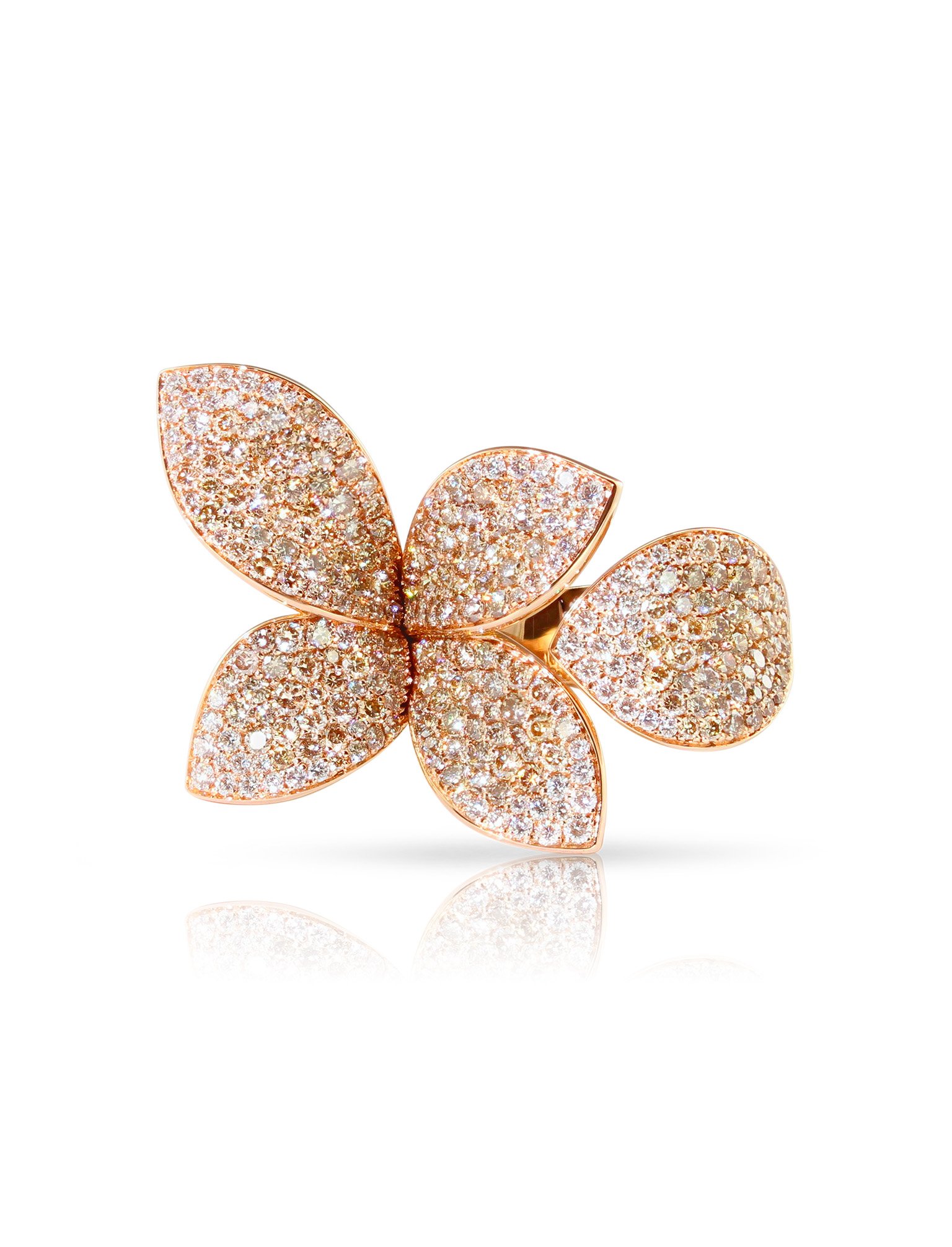 anillo pasquale bruni giardini segreti oro rosa 18k