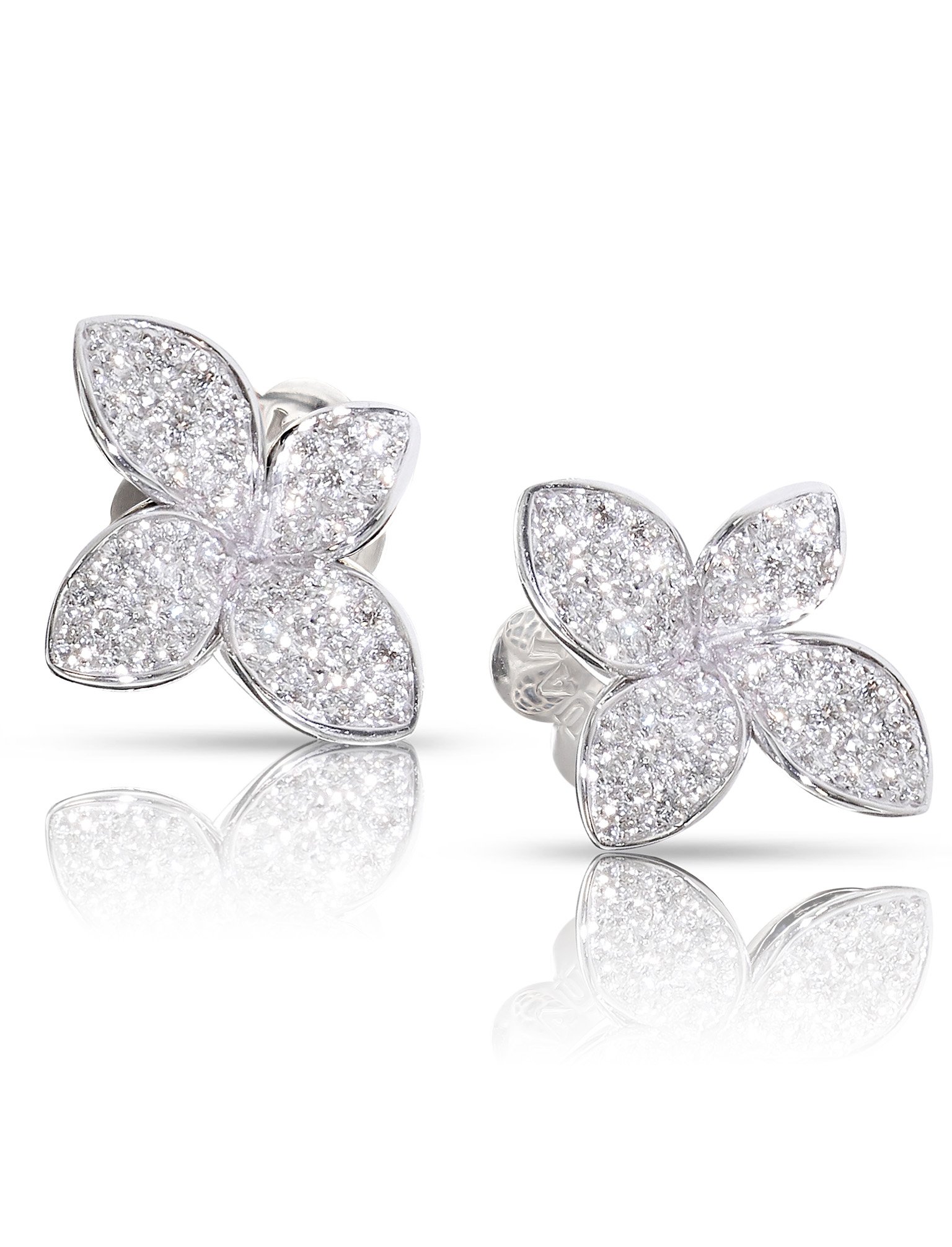 pendientes pasquale bruni petit garden oro blanco 18k