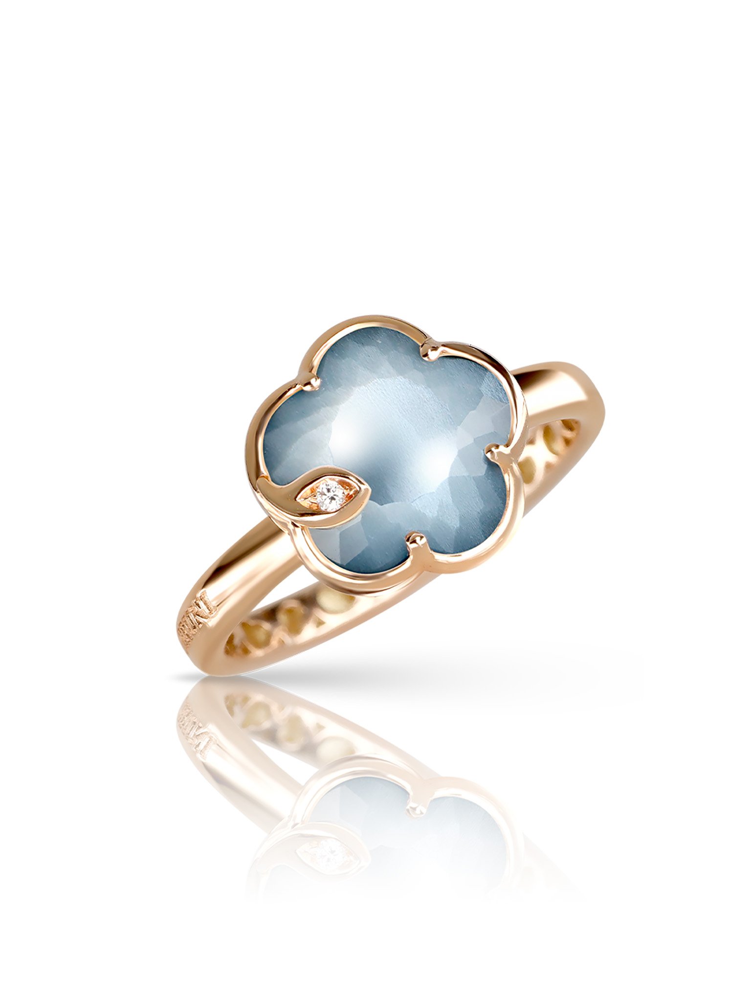 anillo pasquale bruni ton joli oro rosa 18k